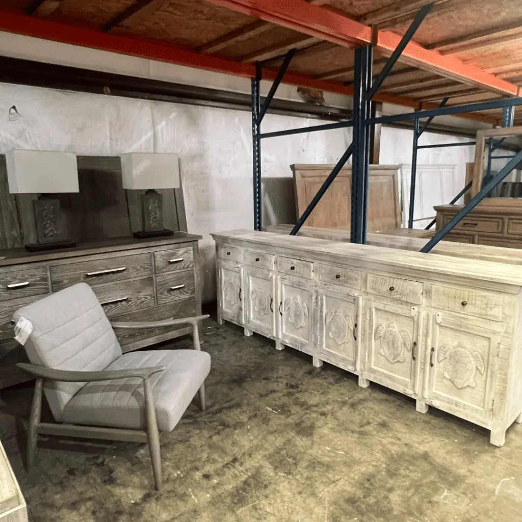 Dresser and chair