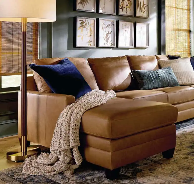 custom leather couch