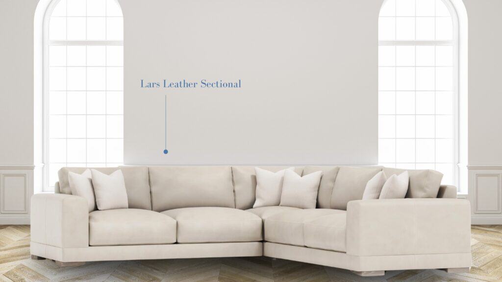 Image of Lars Leather Sectional