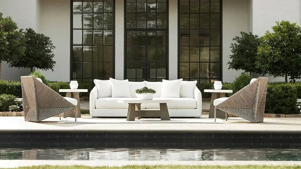 Patio furniture from Bernhardt Exteriors