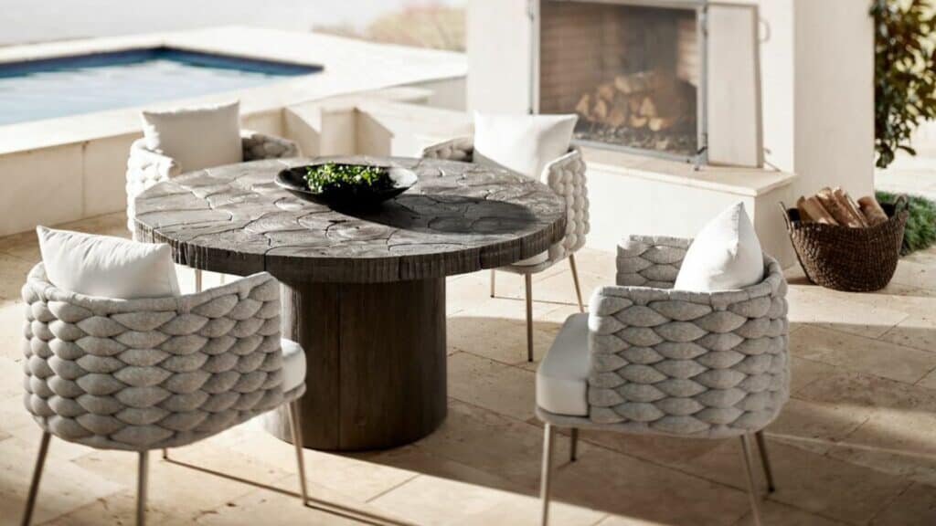 Outdoor patio set from Bernhardt Furniture