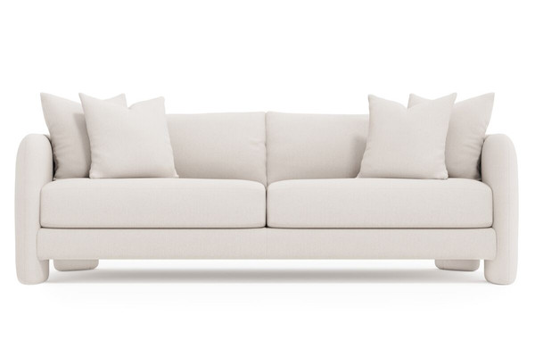 Bernhardt Rowan fabric sofa in white