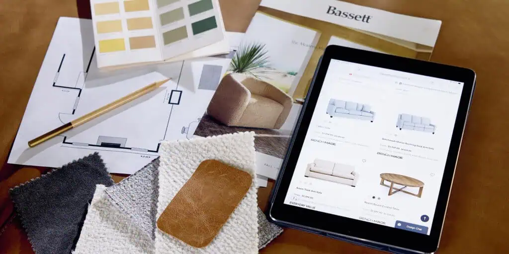 planning material for designing furniture