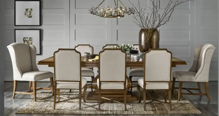 dining room with wood table and chairs