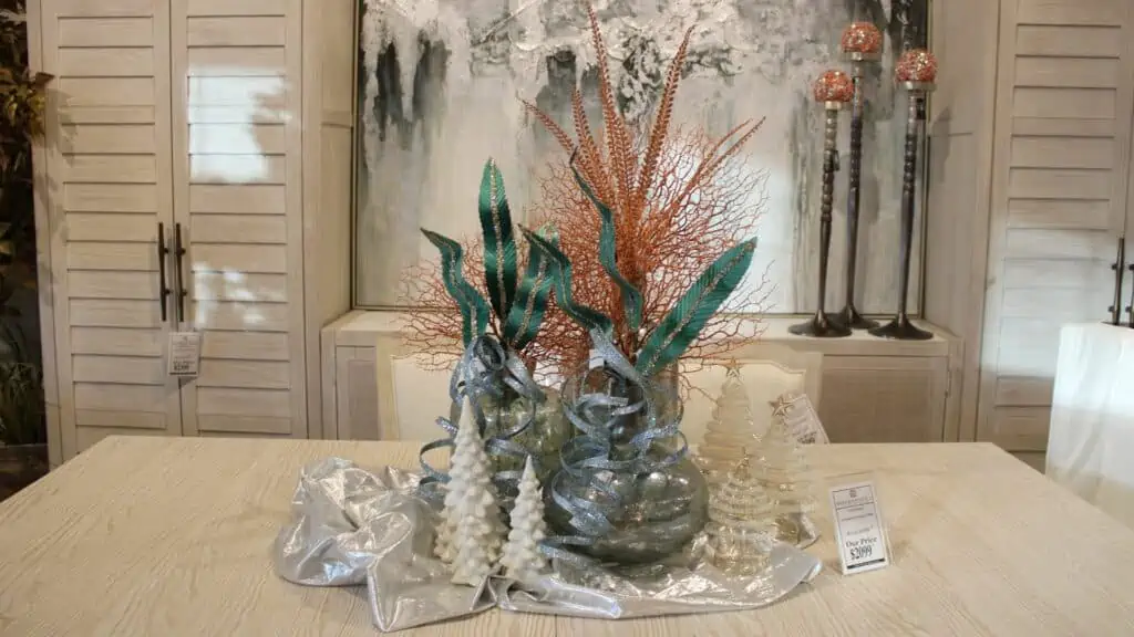 Coastal themed holiday decor