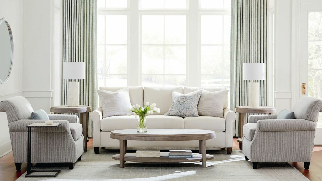 A living room set from Bassett Furniture