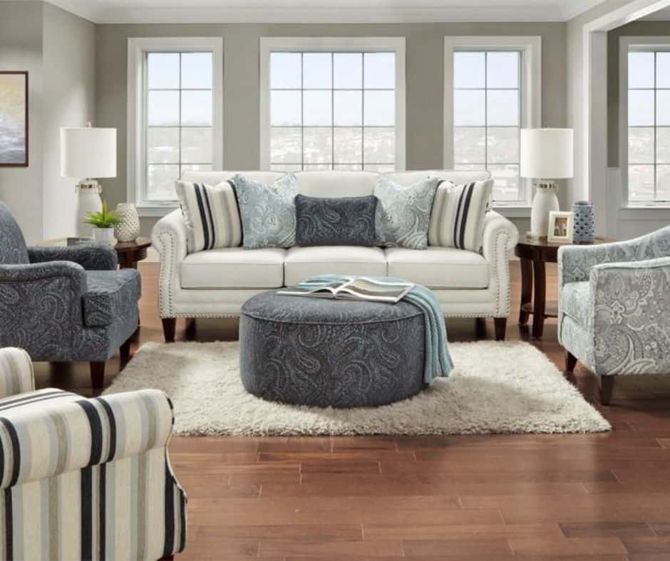 Matching Chair and Accent Chair