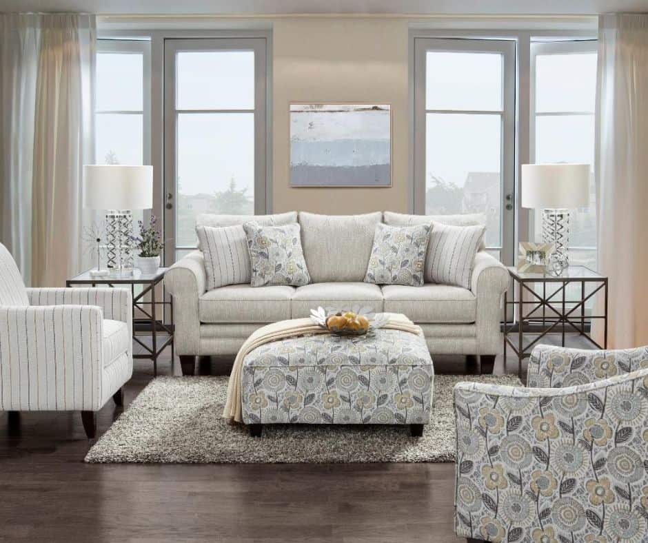 Matching Chair and Accent Chair