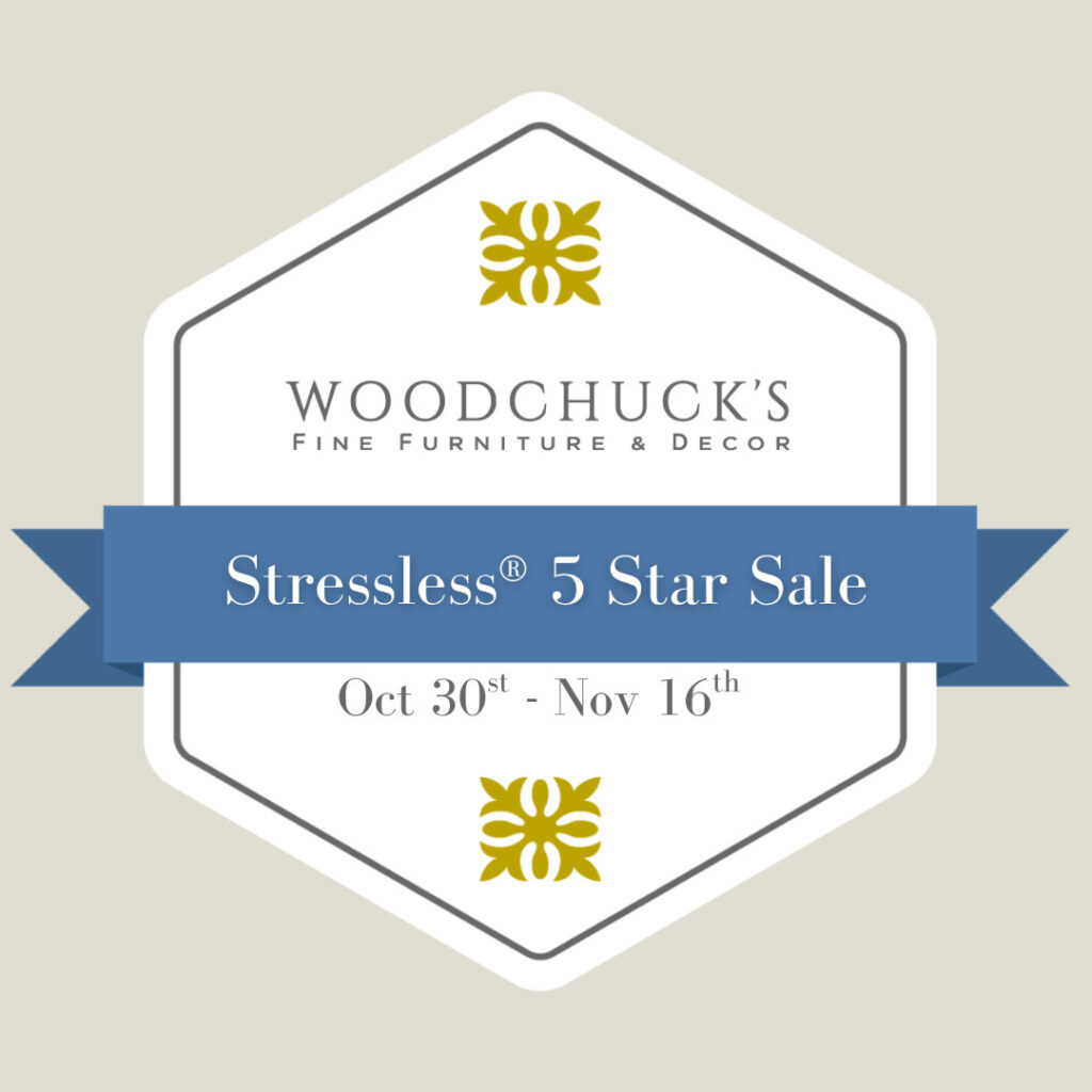 Stressless Five Star Sale from October 30 to November 16.