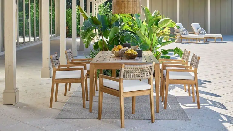 Patio furniture set from Universal Furniture