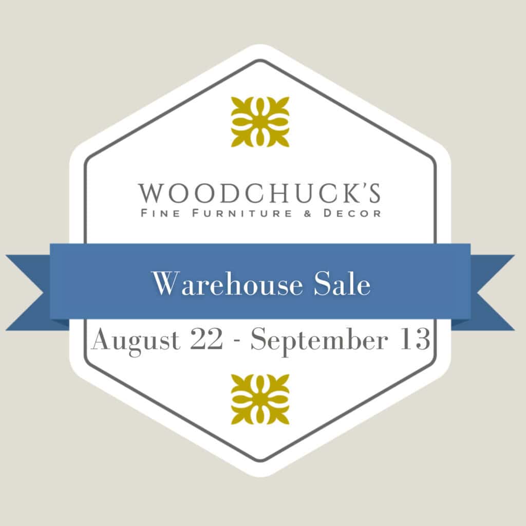 Warehouse Sale badge: August 22 - September 19