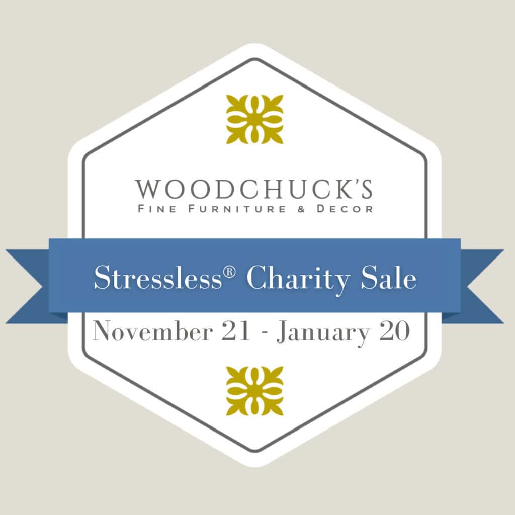 stressless charity sale november 21- january 20