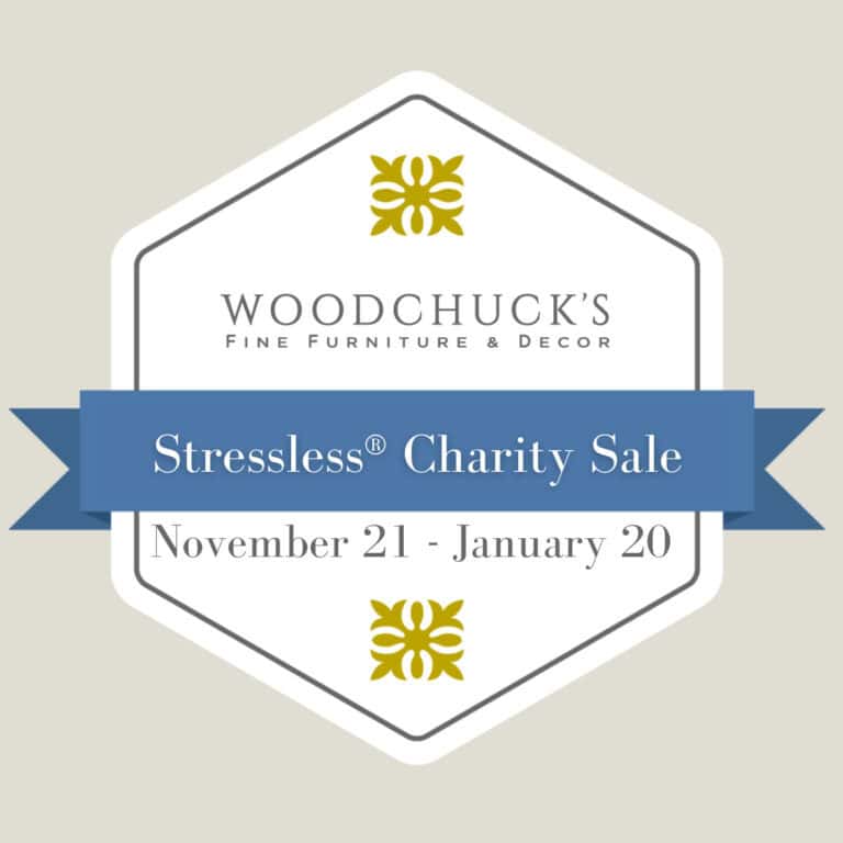 stressless charity sale november 21- january 20