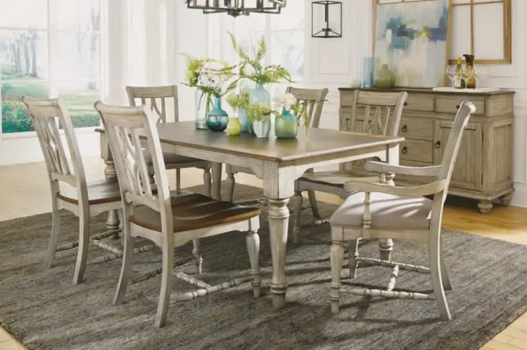 country chic large dining room table