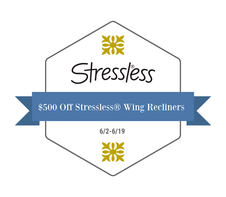 $500 off Stressless Wing Recliners | 6/2-6/19