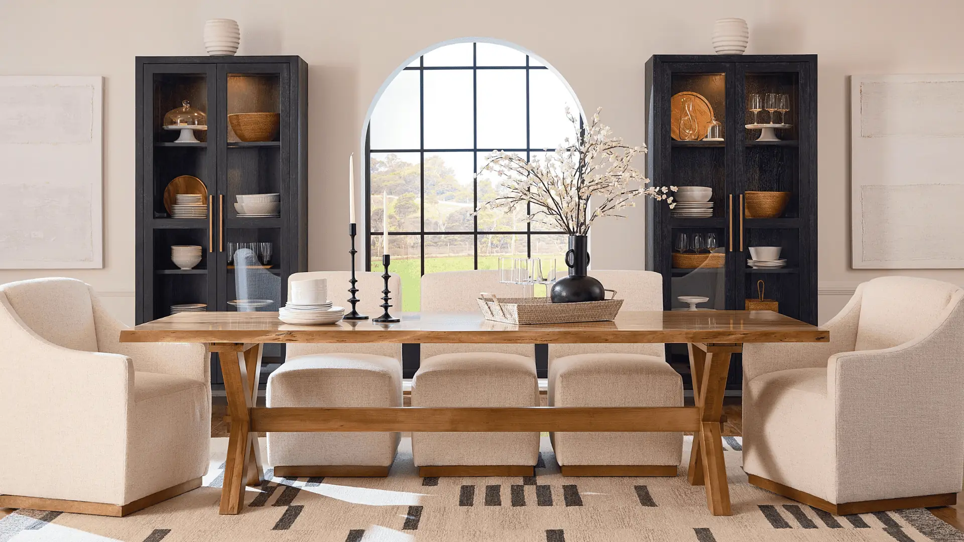 A custom dining room set from Bassett Furniture