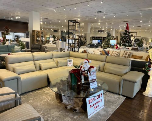 Vesuvius 7 pc leather power recliner sectional
