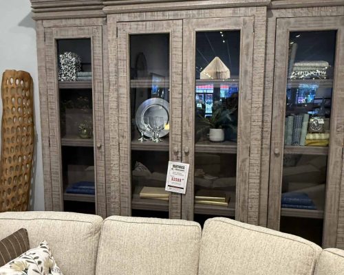 Classic grey birch storage unit