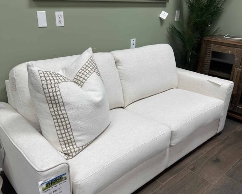 Crypton Nomad Queen Sleeper Sofa in White