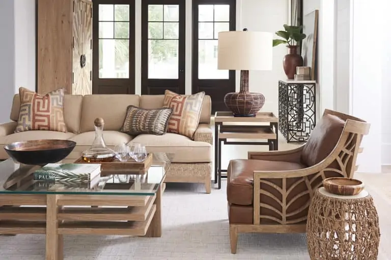 neutral browns living space