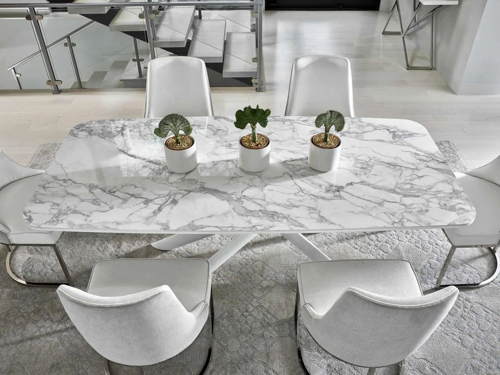 marble dining room table